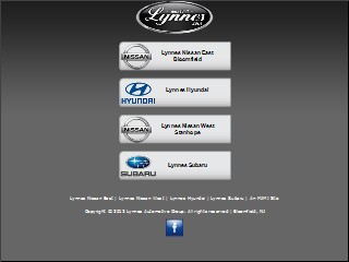 Web site www.lynnes.com, Lynn Nissan Subaru